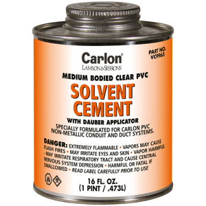 ABB Thomas & Betts Low VOC Solvent Cements 1/2 pint Can Clear