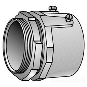 Appleton Emerson Rigid / IMC Set Screw Connectors 3 in Malleable Iron Concrete-tight