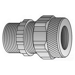 Appleton Emerson CGA Series Straight Strain Relief Cord Grip Connectors 1/2 in Copper Free Aluminum 0.310 - 0.380 in