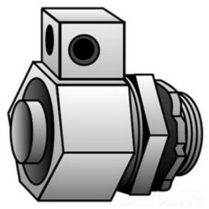 Appleton Emerson Straight Metallic Liquidtight Grounding Connectors