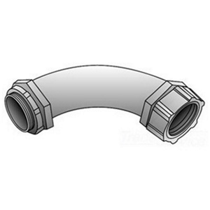 Appleton Emerson 4Q Series 90 Degree Liquidtight Connectors Non-insulated 2-1/2 in Compression x Threaded Malleable Iron