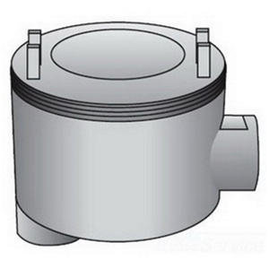 Appleton Emerson GUALB Type LB Conduit Bodies Malleable Iron 1 in Type GUALB