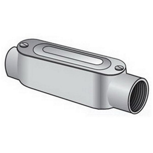 Appleton Emerson Form 85 Type C <em class="search-results-highlight">Conduit</em> Bodies Aluminum Die Cast 1/2 in Cover, Gasket Included