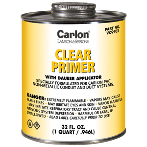 ABB Thomas & Betts Carlon® Clear Primers 32 oz Clear Can