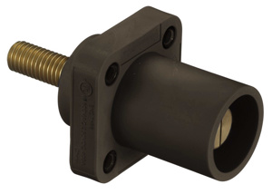 Hubbell Wiring HBLMRS Series Single Pole Receptacles 400 A Male 600 V Brown 4 - 4/0 AWG Screw