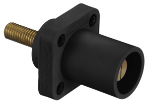 Hubbell Wiring HBLMRS Series Single Pole Receptacles 400 A Male 600 V Black 4 - 4/0 AWG Screw