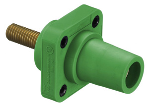 Hubbell Wiring HBLFR Series Single Pole Receptacles 400 A Female 600 V Green 4 - 4/0 AWG Stud