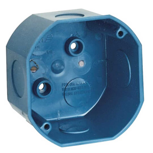 ABB Thomas & Betts 4 in Round Ceiling Boxes 2-1/8 in PVC Screws