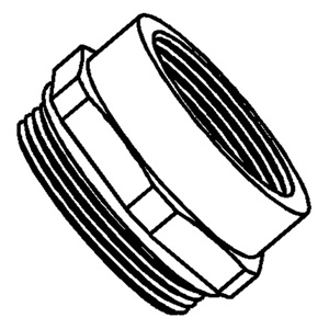 ABB Thomas & Betts Pos-E-Kon M Series Metric / NPT Conduit Adapters 3/4 in Steel Insulated
