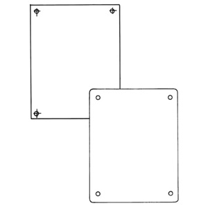 ABB Thomas & Betts NP Series Back Panels ABB Thomas & Betts NP Series Back Panels