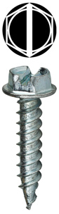 Dottie Carbon Steel Slotted Hex Head Metal Piercing Screws 15 TPI #8 1-1/4 in Zinc-plated