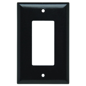 Pass & Seymour Midsized Decorator Wallplates 1 Gang Brown Plastic Device
