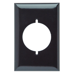 Pass & Seymour Standard Round Hole Wallplates 1 Gang 2.156 in Brown Plastic Device