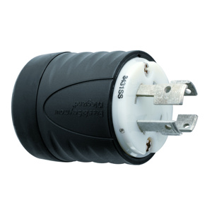 Pass & Seymour Turnlok® Locking Plugs 30 A 120/208 V 4P4W Non-NEMA Uninsulated Turnlok®