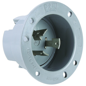 Pass & Seymour Turnlok® Series Locking Flanged Inlets 30 A 125 V 2P3W L5-30P