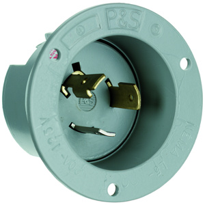 Pass & Seymour Turnlok® Series Locking Flanged Inlets 20 A 125 V 2P3W L5-20P