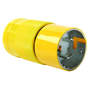 Pass & Seymour Turnlok® Locking Plugs 50 A 125/250 V 3P4W Non-NEMA Uninsulated Turnlok® Corrosion-resistant