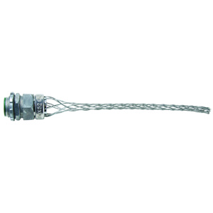 Pass & Seymour Dust-tight Series Meshed Strain Relief Cord Connectors Male Connector 3/4 in 0.520 - 0.730 in Closed Mesh, Single Weave