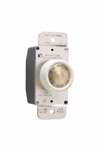 Pass & Seymour TradeMaster® 94004 Series Fan Controls Rotary 1.5 A Light Almond