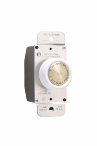 Pass & Seymour TradeMaster® 94004 Series Fan Controls Rotary 1.5 A White