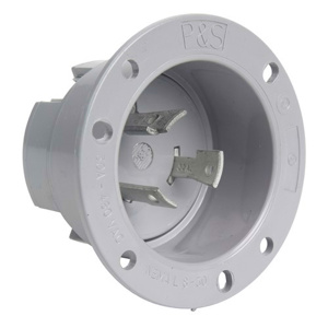 Pass & Seymour Turnlok® Series Locking Flanged Receptacles 20 A 277/480 V 4P4W L19-20R