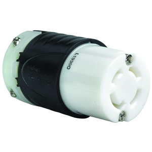 Pass & Seymour Turnlok® Locking Connectors 30 A 277/480 V 4P4W L19-30R Uninsulated Turnlok® Corrosion-resistant