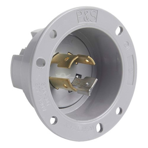 Pass & Seymour Turnlok® Series Locking Flanged Inlets 20 A 277/480 V 4P4W L19-20P