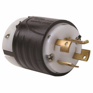 Pass & Seymour Turnlok® Locking Plugs 20 A 120/208 V 4P4W Non-NEMA Uninsulated Turnlok® Corrosion-resistant