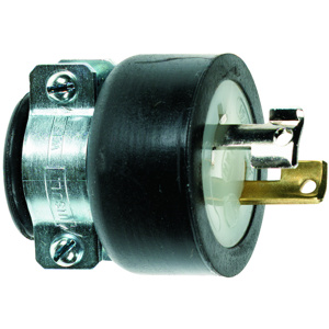 Pass & Seymour 75 Series NEMA Locking Plugs 15 A 125 V 2P2W L5-15P Non-Insulated