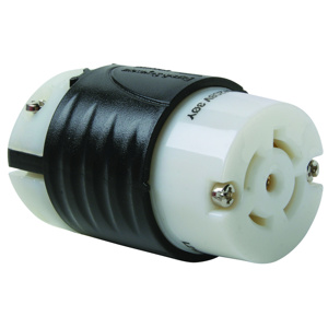 Pass & Seymour Turnlok® Locking Connectors 20 A 120/208 V 4P5W L21-20R Uninsulated Turnlok® Corrosion-resistant