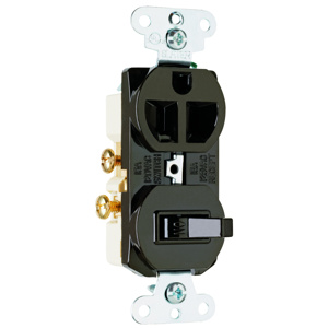 Pass & Seymour 691 Series Combination Devices 15 A 125 V Toggle/Receptacle 5-15R