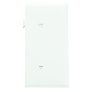 Pass & Seymour Standard Sectional Blank Wallplates 1 Gang White Nylon Strap