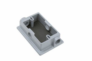 WPEX5 1G FLANGED EXT RING 4 HOL