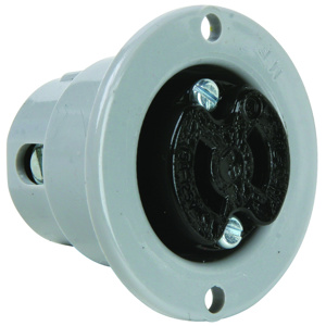 Pass & Seymour ML114 Series Midget Flanged Outlets 15 A 125 V 2P2W ML-1R
