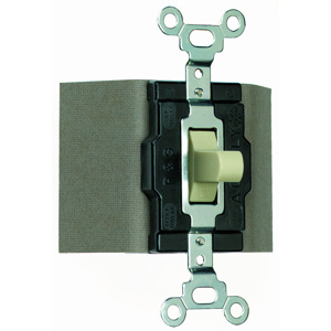 Pass & Seymour SPDT Keyed/Locking Toggle Light Switches 15 A 120/277 V No Illumination Ivory