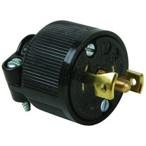 Pass & Seymour Midget Locking Plugs 15 A 125 V 3P3W ML3-15P Uninsulated