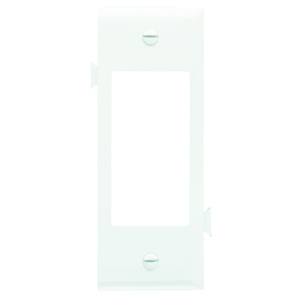 Pass & Seymour Standard Sectional Decorator Wallplates 1 Gang White Nylon Snap-on