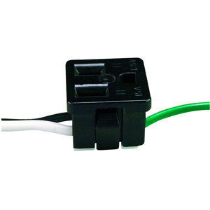 Pass & Seymour 1374 Series Snap-in Receptacles 15 A 125 V 2P3W 5-15R Residential Black