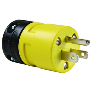 Pass & Seymour 1447 Series Plugs 5-15P 125 V Yellow