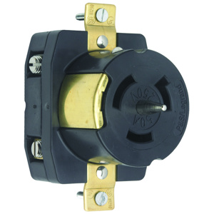 Pass & Seymour Turnlok® CS Series Locking Receptacles 50 A 250 V 2P3W Non-NEMA