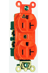 IG8300-RED IG DPLXRCPT 5-20R 20A RED