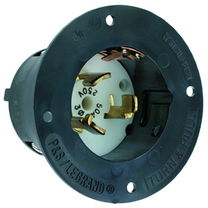 Pass & Seymour Turnlok® CS Series Locking Flanged Inlets 50 A 250 V 3P4W Non-NEMA