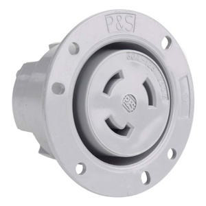 Pass & Seymour Turnlok® Series Locking Flanged Receptacles 30 A 125/250 V 2P3W Non-NEMA