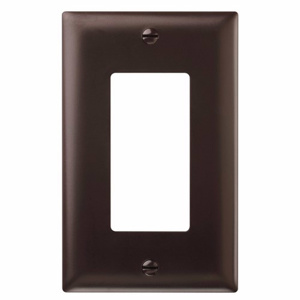 Pass & Seymour Standard Decorator Wallplates 1 Gang Brown Nylon Device