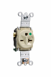 8801-I SGL RCPT 20A IVY 250V 2P3W HD HG