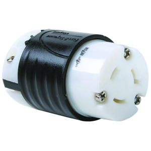 Pass & Seymour Turnlok® Locking Connectors 20 A 277 V 2P3W L7-20R Uninsulated Turnlok® Corrosion-resistant