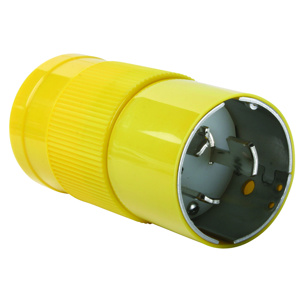 Pass & Seymour Turnlok® Locking Plugs 50 A 125 V 2P3W Non-NEMA Non-Insulated Turnlok® Corrosion-Resistant
