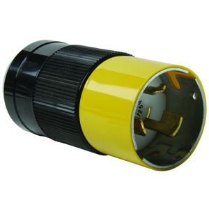 Pass & Seymour Turnlok® Locking Plugs 50 A 125 V 2P3W Non-NEMA Non-Insulated Turnlok®
