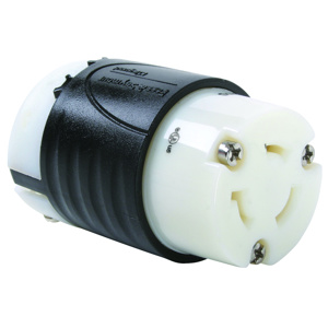 Pass & Seymour Turnlok® Locking Connectors 20 A 480 V 2P3W L8-20R Uninsulated Turnlok® Corrosion-resistant
