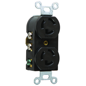 Pass & Seymour Turnlok® Series Locking Duplex Receptacles 15 A 277 V 2P3W L7-15R